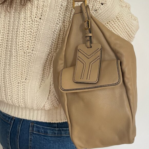 YSL Beige Hobo Bag - Picture 2 of 14